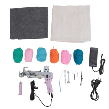 (US Plug) 2 in 1 Carpet Tufting Tool 40 Stitches/sec DIY 100-240V US Plug