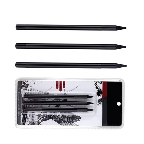 Charcoal Pencils Set 3Pcs Soft Medium Hard for Sketching Shading 1