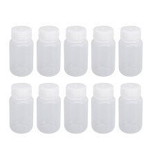 (15ml) 10Pcs Plastic Wide Mouth Reagent Bottle 15ml Lab Storage Container