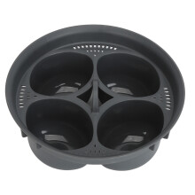 Nonstick 4 Egg Poacher Insert Even Heat Distribution Safe