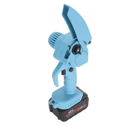 (AU Plug) 4 Inch Cordless Mini Chainsaw Portable Electric Handheld Tree Branches 2
