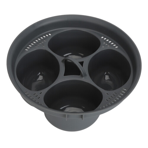 Nonstick 4 Egg Poacher Insert Even Heat Distribution Safe 1