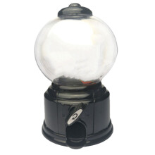 (Black) Kids Vending Machine Toy Multi Function Retro Gumball Machine Black