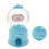 (Blue) Kids Vending Machine Toy Multi Function Retro Gumball Machine Black 4
