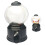 (Black) Kids Vending Machine Toy Multi Function Retro Gumball Machine Black 2