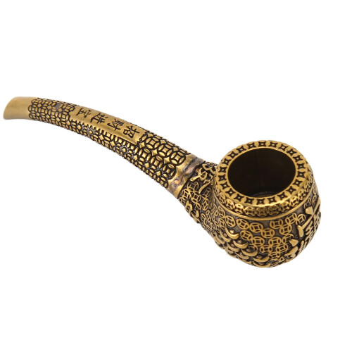 Handcrafted Copper Smoking Pipe Decorative 2