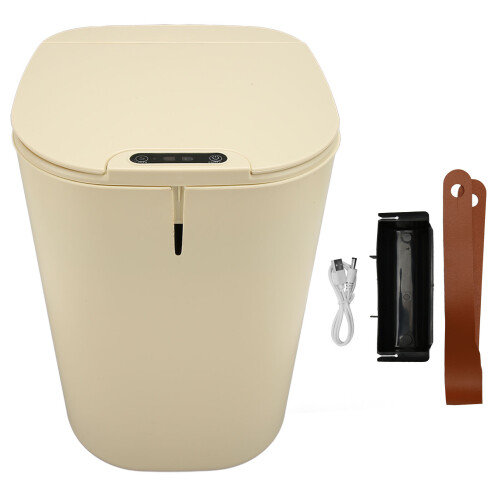 20L Smart Rechargeable Sensor Trash Can Waterproof Kitchen Bathroom