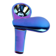 (Dazzling Color) Metal Smoking Pipe Spoon Magnetic Zinc Alloy Travel Dazzling Color