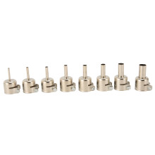8pcs Heat Gun Nozzles for 850 850A 852 852D 852D+ Stainless Steel