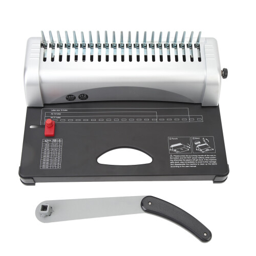 Manual Binding Machine 21 Hole Adjustable Book A4
