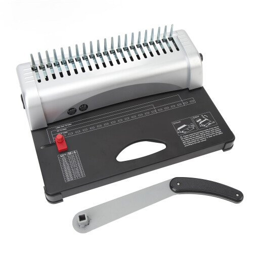 Manual Binding Machine 21 Hole Adjustable Book A4 1