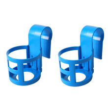 (2Pcs, Round) Pool Cup Holder Prevent Spill for Round Pool Bar Rails 2Pcs