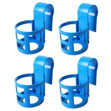 (4Pcs, Round) Pool Cup Holder Prevent Spill for Round Pool Bar Rails 2Pcs
