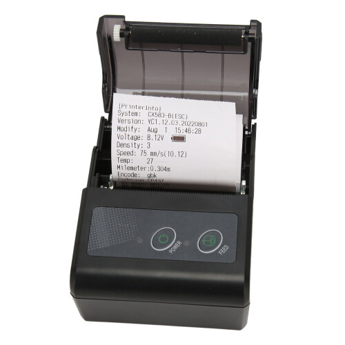 58mm Thermal Printer BT 203DPI USB Toothed Blade Label Printer 2
