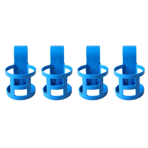 (4Pcs, Round) Pool Cup Holder Prevent Spill for Round Pool Bar Rails 2Pcs 1