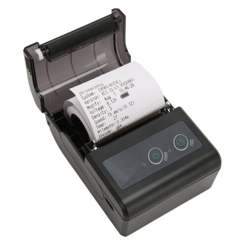 58mm Thermal Printer BT 203DPI USB Toothed Blade Label Printer 1