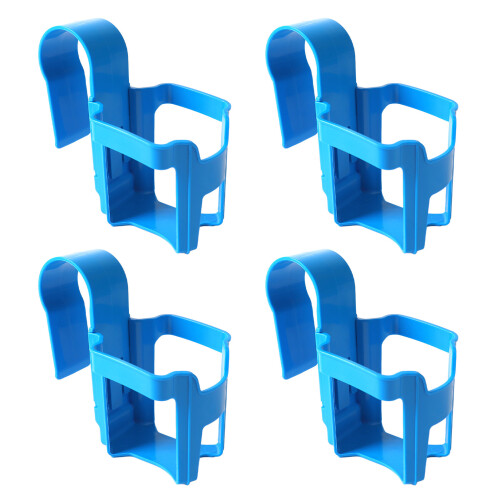 (4Pcs, Square) Pool Cup Holder Prevent Spill for Round Pool Bar Rails 2Pcs 2