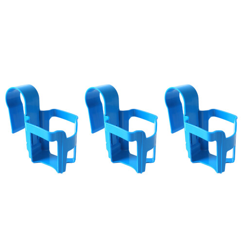 (3Pcs, Square) Pool Cup Holder Prevent Spill for Round Pool Bar Rails 2Pcs 2