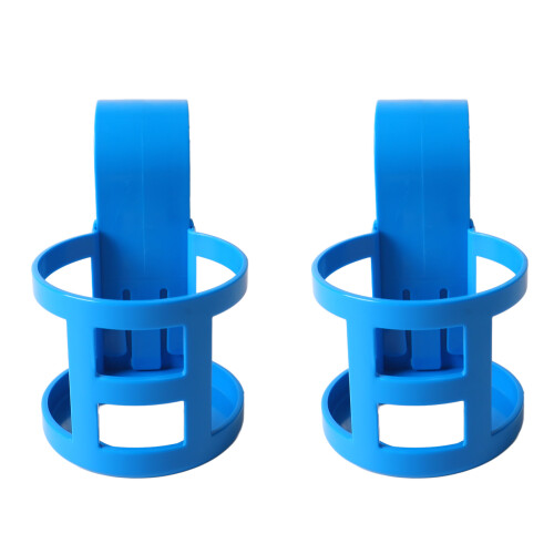 (2Pcs, Round) Pool Cup Holder Prevent Spill for Round Pool Bar Rails 2Pcs 1
