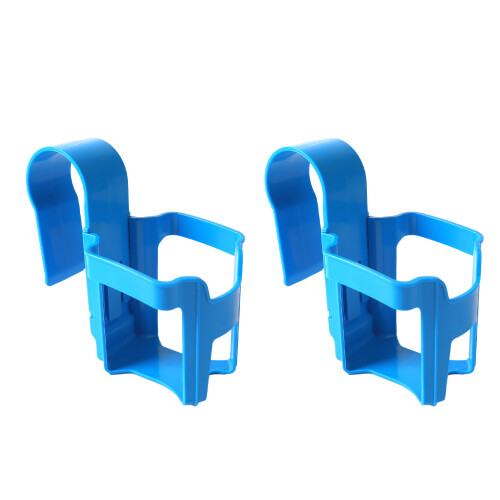 (2Pcs, Square) Pool Cup Holder Prevent Spill for Round Pool Bar Rails 2Pcs 2