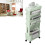 (Green) Movable Bookshelf 4 Wheels Large Capacity Pink 5