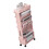 (Pink) Movable Bookshelf 4 Wheels Large Capacity Pink 4