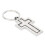 Rotating Crucifix Keychain Rust Prevention Colorfast Jesus 4