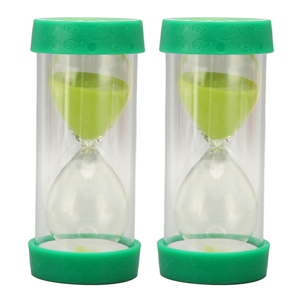 2Pcs Sand Timer 30 Min Cartoon Plastic Bright Colors-image-OPC-PMFTSGB-NEW