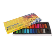 24 Colors Soft Pastel Sticks Set Fade Resistant for Kids Painting