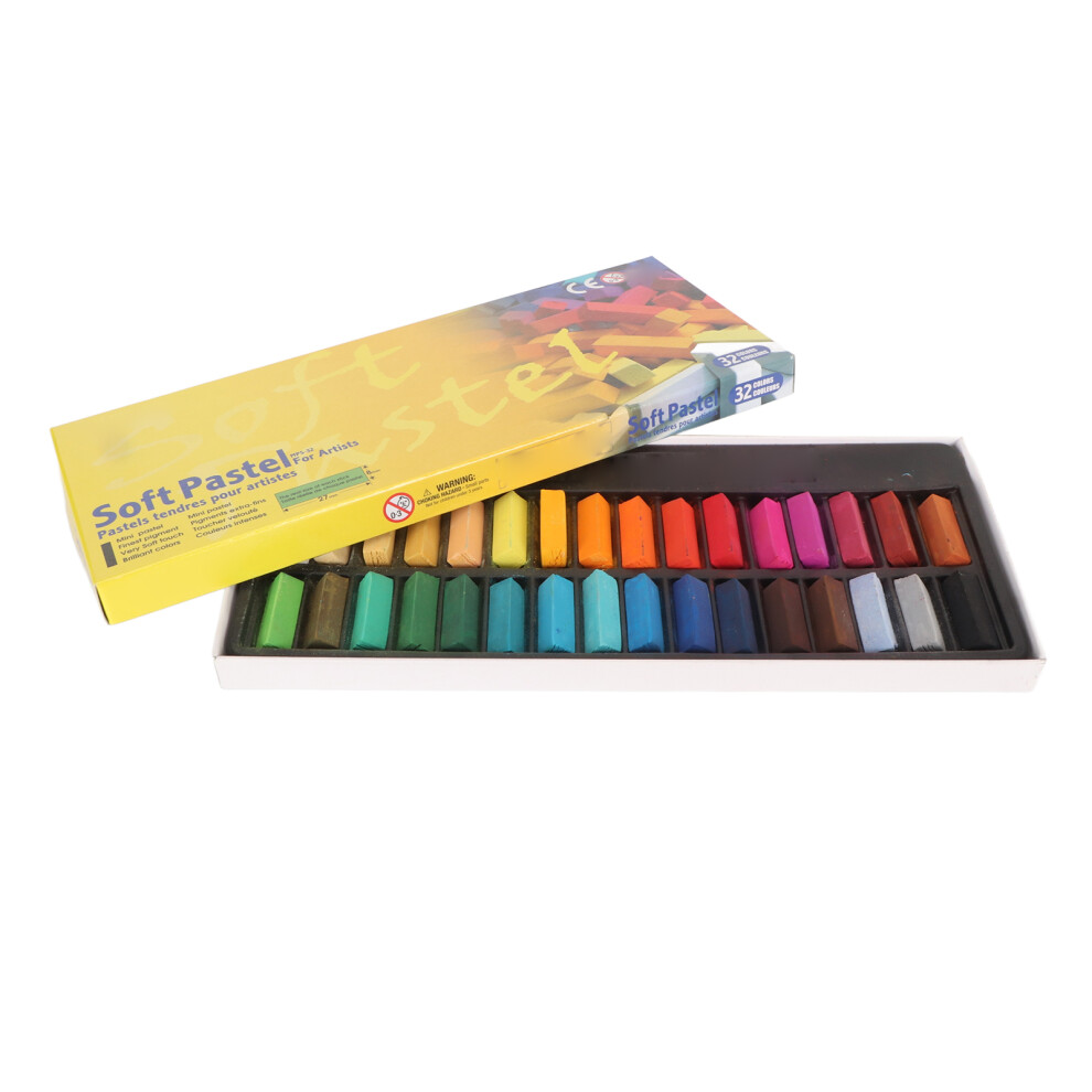 32 Colors Soft Chalk Pastels Stick for Crafts Drawing Blending-image-OPC-PMFTSJF-NEW