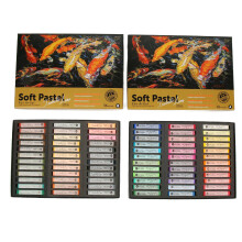 72Pcs Soft Pastels Bright Colors Safe Chalk Art Crafting Drawing