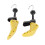 Adjustable Shoe Stretcher 4-Directional U Shape Expander Yellow Black 5