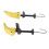 Adjustable Shoe Stretcher 4-Directional U Shape Expander Yellow Black 3