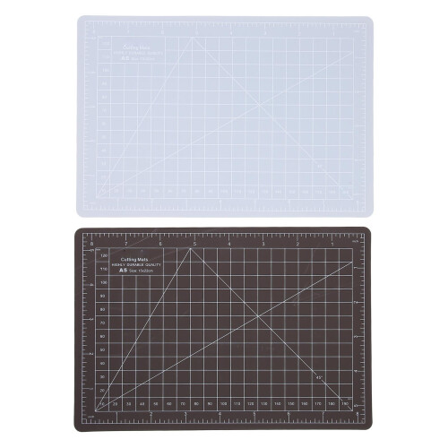 2pcs A5 PVC Cutting Mat Durable for Sewing Paper