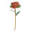 Gold Dipped Real Rose Decor for Home Dining Table Office 5