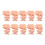10pcs Metal Binder Clips Cartoon Shape Rustproof 4
