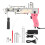 (EU Plug) Carpet Tufting Tool Pink 40 Stitches/sec Rotatable Handle DIY 100-240V 1
