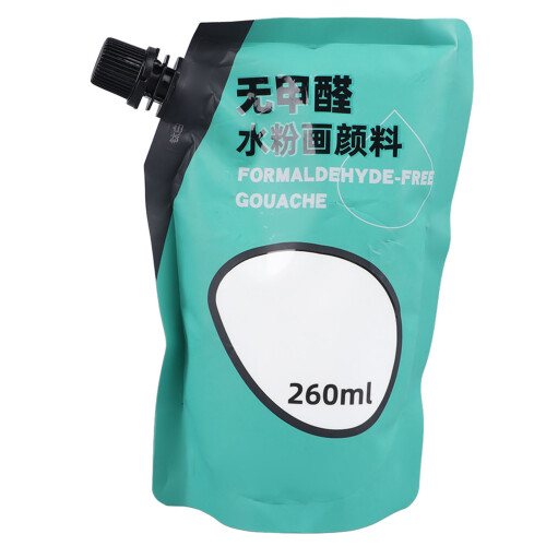 260ml White Gouache Paint Dry Fast Strong Coverage
