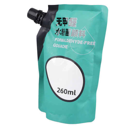 260ml White Gouache Paint Dry Fast Strong Coverage 1