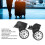 Suitcase Universal Wheel Silent Large Caster Black 2pcs 3