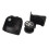 2pcs Luggage Wheels Replacement Locking 360 Quiet Universal Black 4