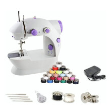 Mini Sewing Machine LED Light Battery Powered Kids