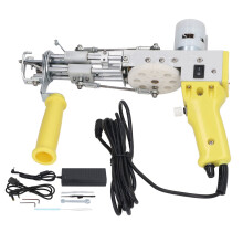 (UK Plug) Yellow Handheld Carpet Tufting Tool High Speed DIY 100-240V AU Plug