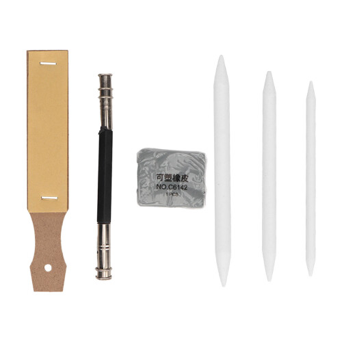 3 Set Sketch Drawing Tools 9 Blending Stumps for Artist 1