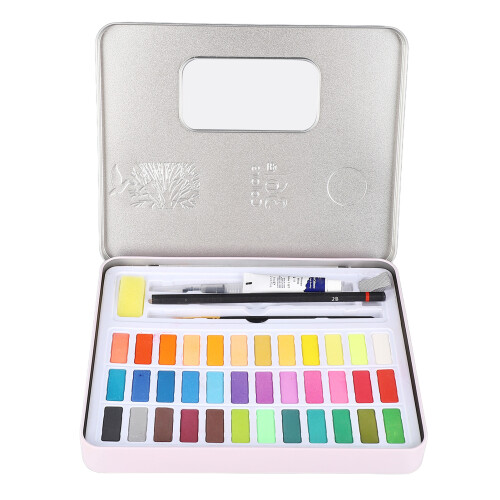 36 Bright Colors Watercolor Paint Set Quick Drying 1