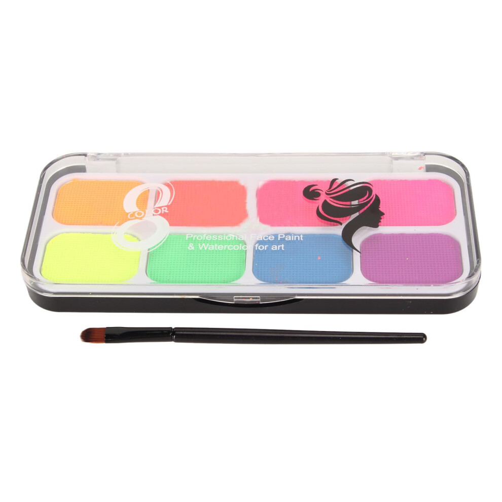 Face Paint Set Glowing 8 Colors Quick Dry Water Based Halloween-image-OPC-PMFTV6G-NEW
