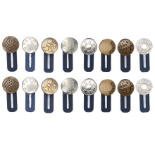 16pcs Pants Extender Button Stretchable Universal Waistband Men Women