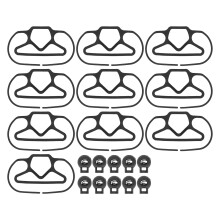 3D Silicone Face Cover 10pcs Anti-Fog Breathing Bracket