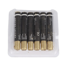 (Gold Color) 6Pcs Soft Vibrant Oil Pastels Easy Blending Artist Grade