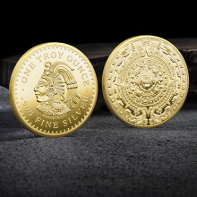 Mayan Coin Commemorative Silver Mexican Indian Cross-border Supplier